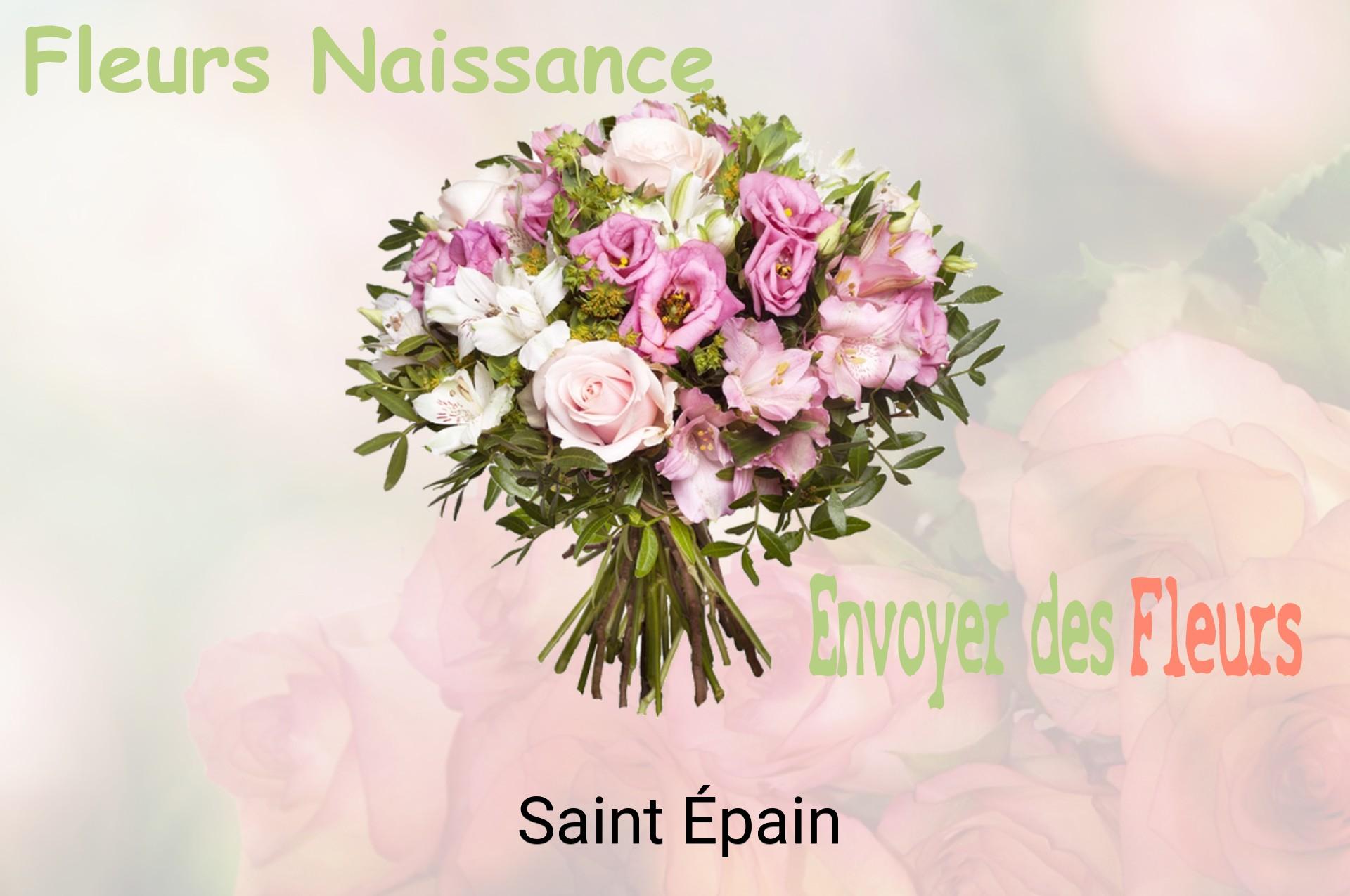 Bouquet de fleurs de naissance livré à Saint-Épain